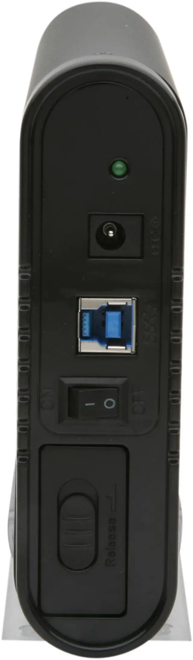 Alt view image 4 of 5 - SilverStone TS07B Aluminum / Plastic 3.5" Black SATA I/II/III USB 3.0 Tool-less Design External Enclosure