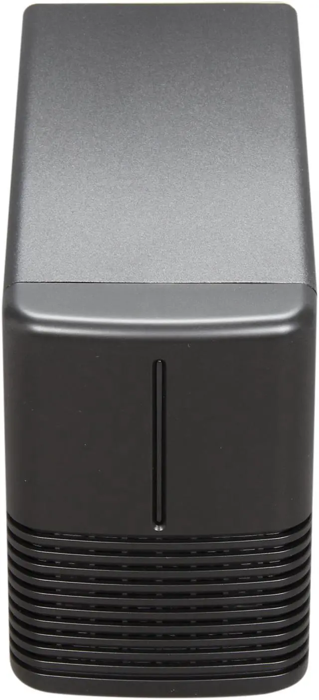 Alt view image 2 of 5 - SilverStone DS321B Aluminum / Plastic 3.5" Black SATA USB 3.0 Dual Bay External Enclosure