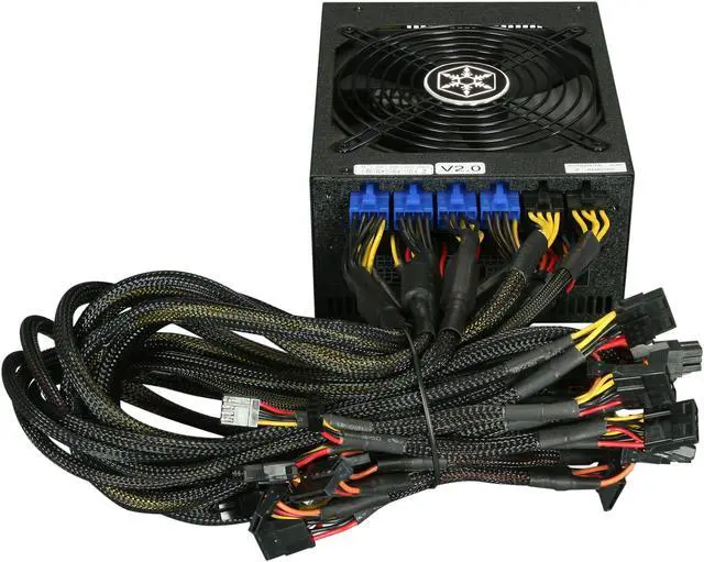 Alt view image 5 of 7 - SILVERSTONE Strider Gold Evolution SST-ST75F-G Evolution 750W ATX 12V v2.3 / EPS 12V 80 PLUS GOLD Certified 100% Modular, Active PFC Power Supply, with 140mm Fan Filter