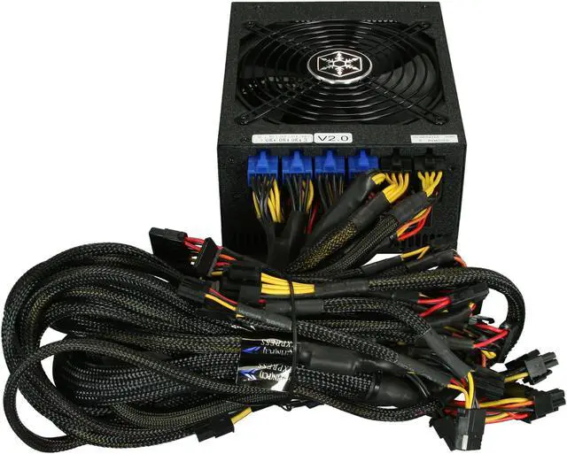 Alt view image 5 of 7 - SILVERSTONE Strider Gold Evolution SST-ST1200-G Evolution 1200W ATX 12V v2.3 / EPS 12V 80 PLUS GOLD Certified 100% Modular, Active PFC Power Supply, with 140mm Fan Filter