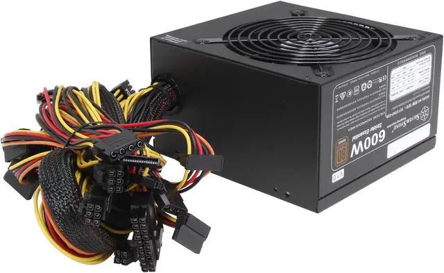 Alt view image 4 of 7 - SilverStone Strider Essential ST60F-ESB 600 W ATX12V / EPS12V SLI Ready CrossFire Ready 80 PLUS BRONZE Certified Active PFC Power Supply