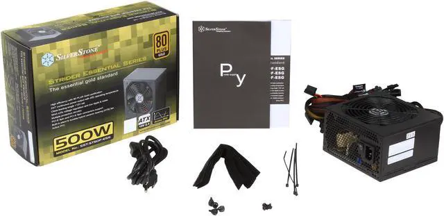 Alt view image 8 of 7 - SILVERSTONE ST50F-ESG 500W ATX12V / EPS12V SLI Ready CrossFire Ready 80 PLUS GOLD Certified Active PFC Power Supply