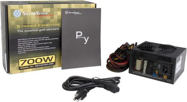 Alt view image 7 of 7 - SILVERSTONE ST70F-ESG 700W ATX12V / EPS12V SLI Ready CrossFire Ready 80 PLUS GOLD Certified Active PFC Power Supply