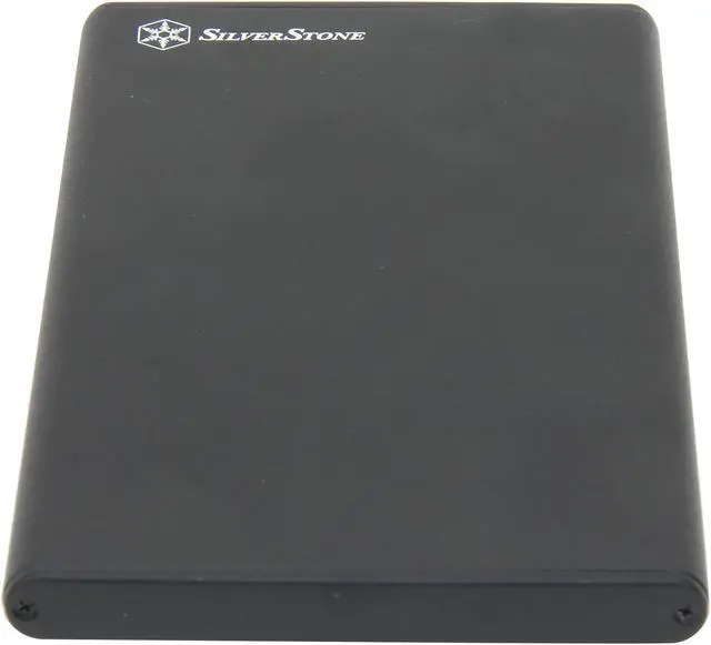 Alt view image 2 of 5 - SilverStone TS10 Aluminum / Plastic 2.5" Black SATA I/II/III USB 3.0 7mm 2.5" SSD/HDD USB 3.0 Super Speed Enclosure