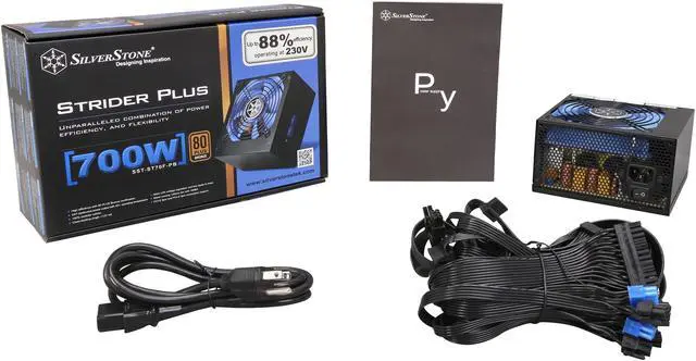 Alt view image 8 of 7 - SilverStone ST70F-PB 700 W ATX12V / EPS12V 80 PLUS BRONZE Certified Full Modular Active PFC Power Supply