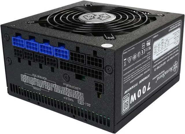 Alt view image 4 of 7 - SilverStone Strider SST-ST70F-TI 700 W ATX12V / EPS12V 80 PLUS TITANIUM Certified Full Modular Active PFC Power Supply