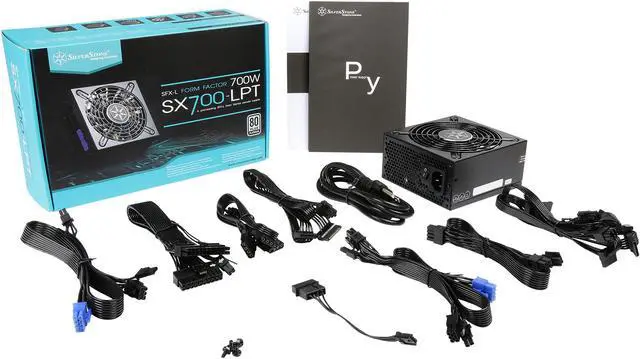 Alt view image 7 of 6 - SilverStone SX700-LPT 700W (Peak 750W) SFX-L 80 PLUS PLATINUM Certified Active PFC(PF>0.95 at full load) PFC Power Supply