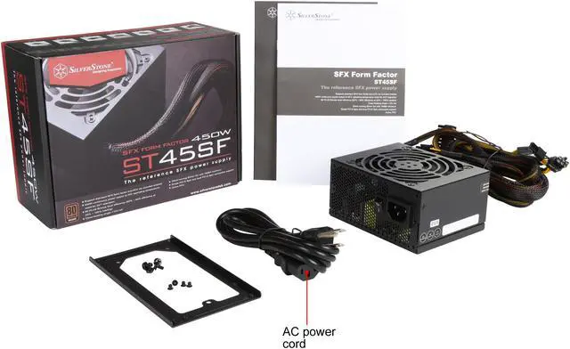 Alt view image 7 of 7 - SILVERSTONE SFX Series 80 Plus Bronze Certificated SST-ST45SF-V3 450W SFX Active PFC Power Supply