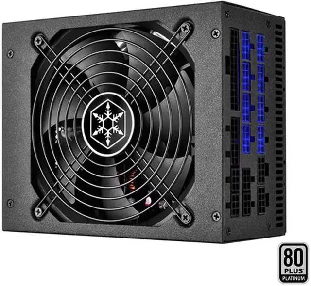 Main image of SilverStone Strider Platinum series SST-ST1000-PT 1000 W ATX12V / EPS12V 80 PLUS PLATINUM Certified Active PFC Power Supply