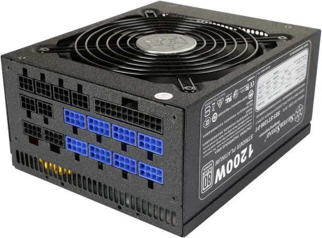 Alt view image 4 of 7 - SilverStone Strider Platinum series SST-ST1200-PT 1200 W ATX12V / EPS12V 80 PLUS PLATINUM Certified Active PFC Power Supply