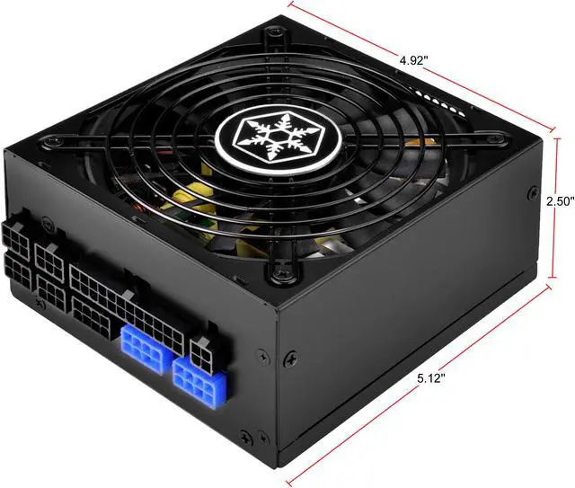 Alt view image 12 of 12 - SilverStone SFX Series SST-SX800-LTI 800 W SFX-L (Compatible with ATX12V v2.4) 80 PLUS TITANIUM Certified Active PFC Power Supply