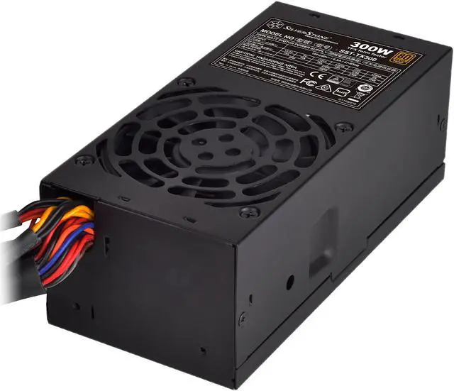Alt view image 4 of 10 - SilverStone SST-TX300 300 W TFX (Compatible with ATX12V v2.4) 80 PLUS BRONZE Certified Active PFC Power Supply