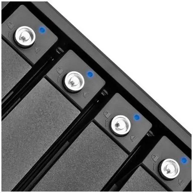 Alt view image 6 of 8 - SilverStone RL-TS433-TB Aluminum Body with Zinc Alloy Handle 3.5"/2.5" SATA HDD/SSD ( up to 6 Gbps ) Black 2 x Thunderbolt 2 port ( up to 20 Gbps) (Support Daisy Chain function) High-speed External Storage