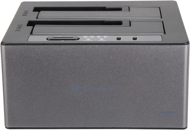 Alt view image 2 of 7 - SilverStone SST-TS12C Aluminum Body, High Quality Metal, Plastic-ABS Cover Black SATA I / II / III USB 3.1 Gen 2 up to 10 Gb/s (Compatible with USB 3.1 Gen 1 / 2.0 / 1.1) External Hard Drive Docking Station