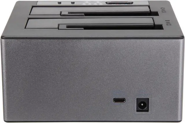 Alt view image 4 of 7 - SilverStone SST-TS12C Aluminum Body, High Quality Metal, Plastic-ABS Cover Black SATA I / II / III USB 3.1 Gen 2 up to 10 Gb/s (Compatible with USB 3.1 Gen 1 / 2.0 / 1.1) External Hard Drive Docking Station