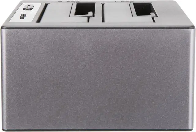 Alt view image 5 of 7 - SilverStone SST-TS12C Aluminum Body, High Quality Metal, Plastic-ABS Cover Black SATA I / II / III USB 3.1 Gen 2 up to 10 Gb/s (Compatible with USB 3.1 Gen 1 / 2.0 / 1.1) External Hard Drive Docking Station