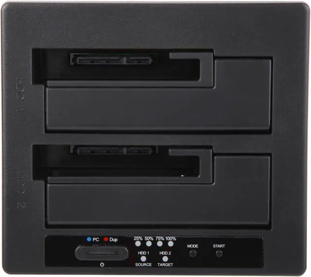 Alt view image 6 of 7 - SilverStone SST-TS12C Aluminum Body, High Quality Metal, Plastic-ABS Cover Black SATA I / II / III USB 3.1 Gen 2 up to 10 Gb/s (Compatible with USB 3.1 Gen 1 / 2.0 / 1.1) External Hard Drive Docking Station