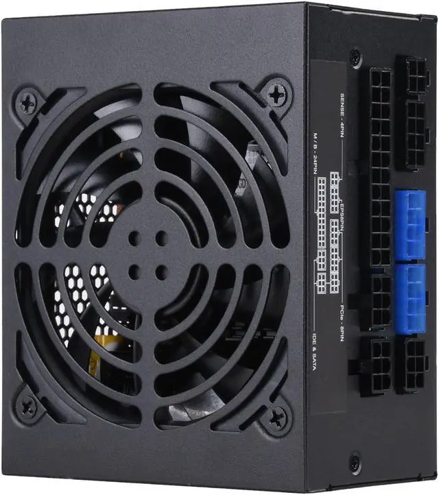 Alt view image 2 of 14 - SilverStone SST-SX500-G 500 W SFX 80 PLUS GOLD Certified Full Modular Active PFC (PF>0.9 at full load) PFC Power Supply