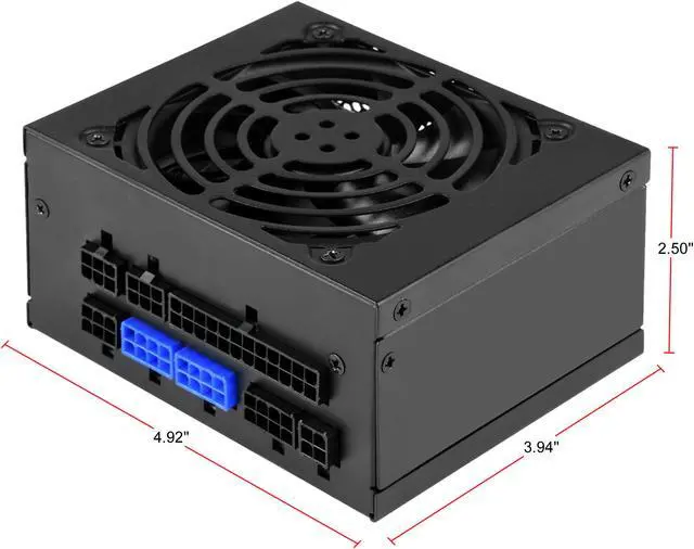 Alt view image 14 of 14 - SilverStone SST-SX500-G 500 W SFX 80 PLUS GOLD Certified Full Modular Active PFC (PF>0.9 at full load) PFC Power Supply