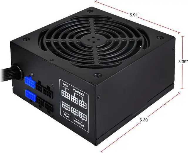 Alt view image 9 of 9 - SilverStone ET750-HG SST-ET750-HG V1.2 750 W ATX12V 80 PLUS GOLD Certified Semi-Modular Active PFC Power Supply