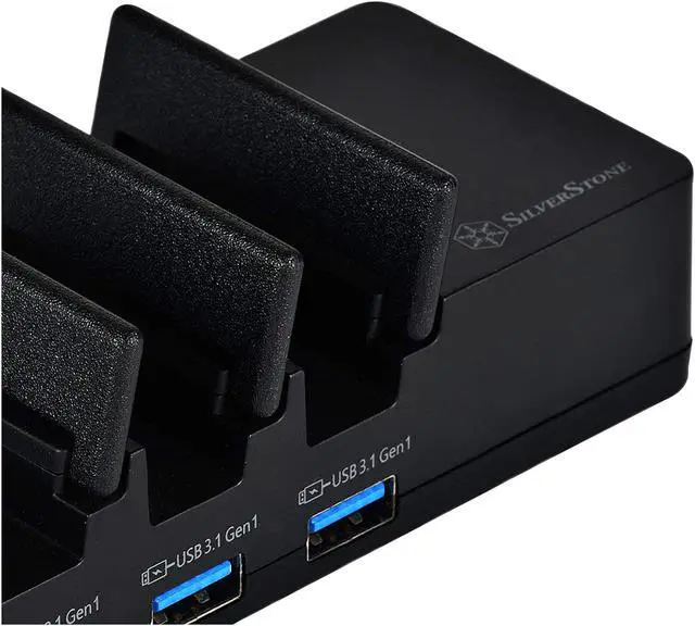 Alt view image 8 of 13 - SilverStone UC04-PRO 60W 10 Port USB 3.1 Charging and Date Transfer Station