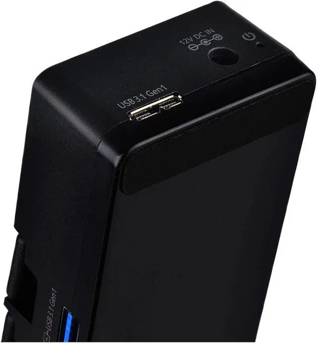 Alt view image 10 of 13 - SilverStone UC04-PRO 60W 10 Port USB 3.1 Charging and Date Transfer Station