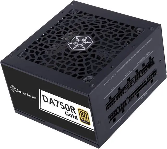 Main image of SilverStone DA750R-GMA 750 W ATX 3.0 Compatible 80 PLUS GOLD Certified Full Modular Active PFC (PF>0.9 at full load) PFC Power Supply