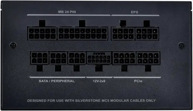 Alt view image 2 of 12 - SilverStone DA850R-GMA 850 W ATX 3.0 Compatible 80 PLUS GOLD Certified Full Modular Active PFC (PF>0.9 at full load) PFC Power Supply