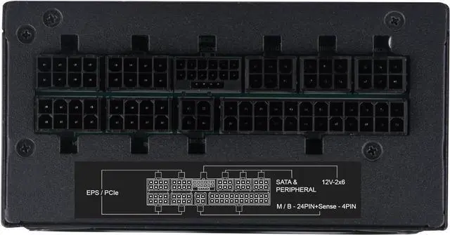 Alt view image 2 of 9 - SilverStone EX1200R-PL 1200 W SFX-L 80 PLUS PLATINUM Certified Full Modular Active PFC(PF>0.9 at full load) PFC Power Supply