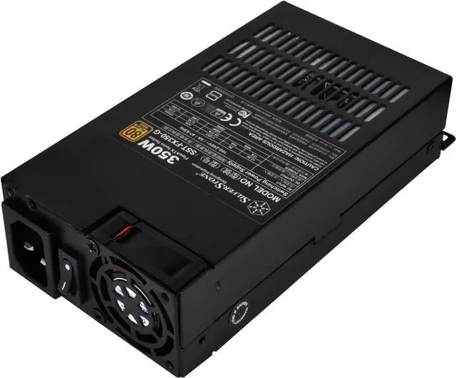 Main image of SilverStone FX350-G 350 W Flex ATX 80 PLUS GOLD Certified Non-Modular Active PFC (PF>0.9 at full load) PFC Power Supply
