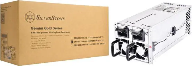 Alt view image 4 of 5 - SilverStone GM800-2UG-V2 20+4Pin 800W Redundant Server Power Supply