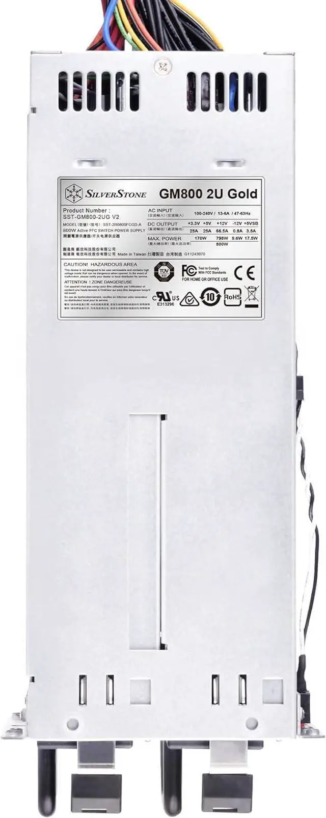 Alt view image 5 of 5 - SilverStone GM800-2UG-V2 20+4Pin 800W Redundant Server Power Supply