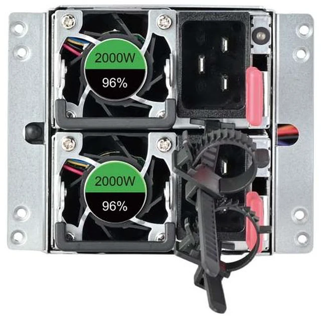 Main image of SilverStone PS-GM2000C-TF Gemini 2000Cx Titanium 80PLUS Titanium 2000W+2000W 2U CRPS Redundant Power Supply