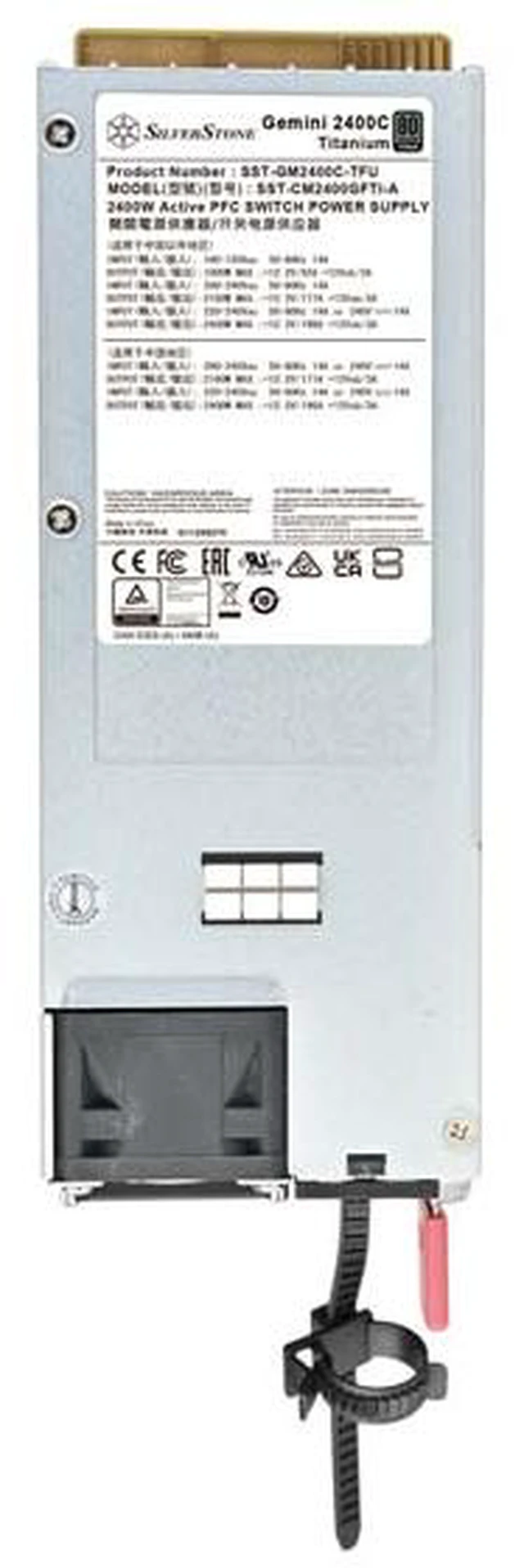 Alt view image 7 of 9 - SilverStone PS-GM2400C-TFU 2400W Replacement Module for Gemini 2400Cx Titanium