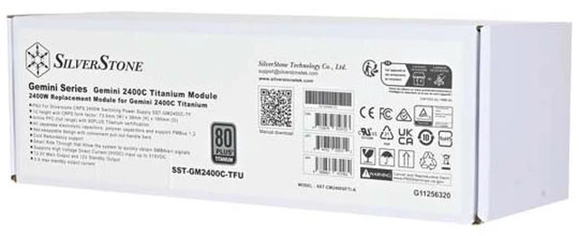 Alt view image 9 of 9 - SilverStone PS-GM2400C-TFU 2400W Replacement Module for Gemini 2400Cx Titanium