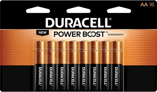 Main image of Duracell MN1500B16ZCT CopperTop Battery For Smoke Alarm, Lantern, Flashlight, Calculator, Pager, Camera, Recorder, Radio, Meter, Scanner, CD Player - AA - Alkaline - 192 / Carton