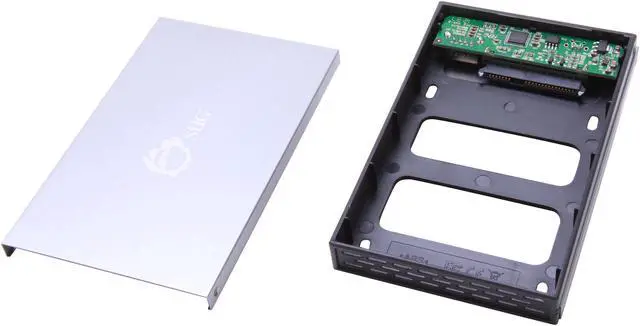 Alt view image 6 of 7 - SIIG JU-SA0912-S1 2.5" Silver SATA USB 3.0 SuperSpeed USB 3.0 to SATA 2.5" Enclosure
