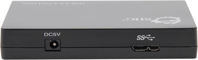Alt view image 4 of 6 - SIIG JU-H40512-S1 USB 3.0 4-Port Hub