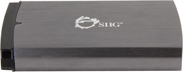 SIIG JU-SA0H11-S1 Dark Silver/Black External Enclosure - Newegg.com