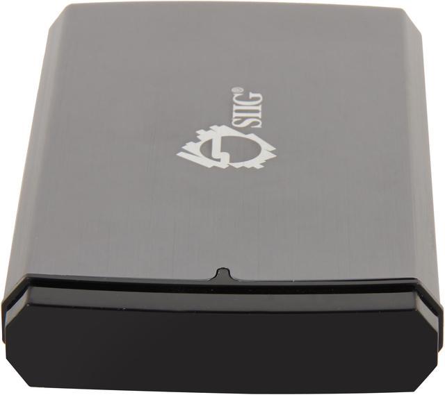 SIIG JU-SA0H11-S1 Dark Silver/Black External Enclosure - Newegg.com