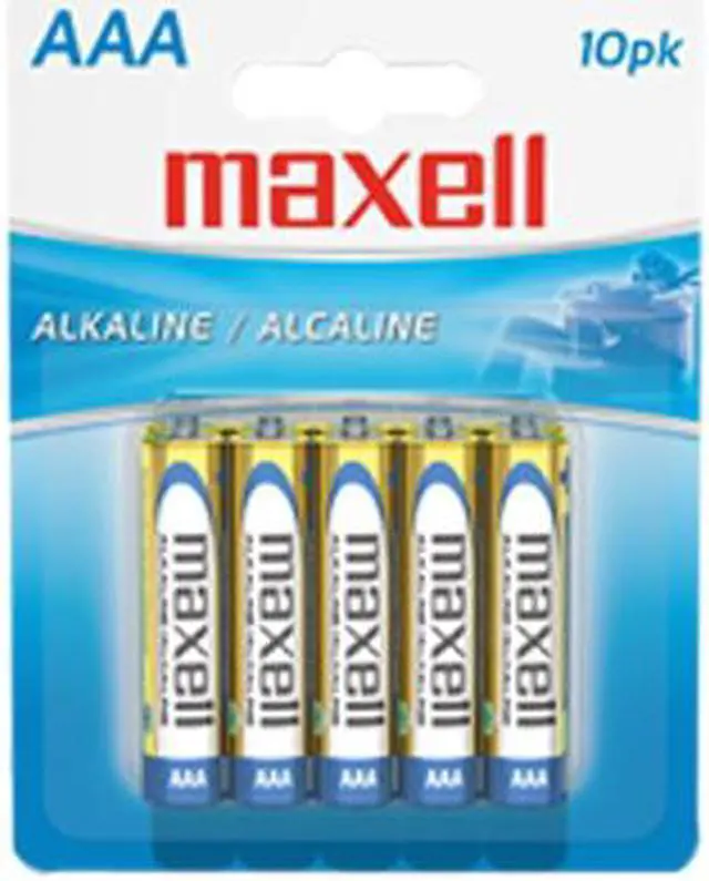 Main image of Maxell LR03 10BP AAA Gold Series Alkaline Battery Retail Pack - 10 Pack