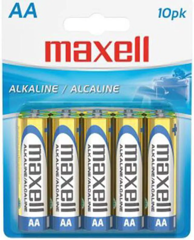 Main image of maxell 723410 - LR610BP 10-pack AA Alkaline AA Alkaline Batteries