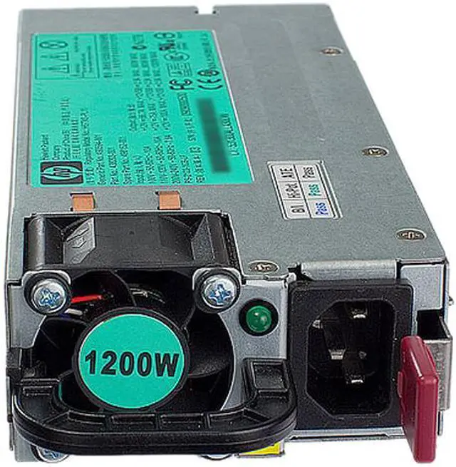 Alt view image 2 of 2 - HP 578322-B21 1200W 1200W Common Slot High Efficiency Platinum Hot Plug Power Supply