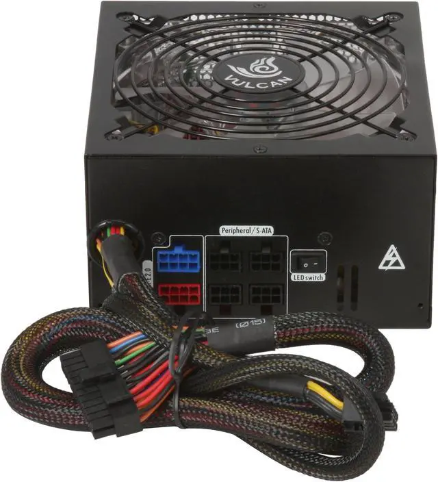 Alt view image 4 of 7 - IKONIK Vulcan 650 IP-I650A-AAAA 650 W ATX12V V2.3 / EPS12V V2.91 SLI Ready CrossFire Ready 80 PLUS Certified Modular Active PFC Power Supply