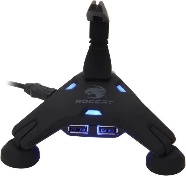 Alt view image 2 of 8 - ROCCAT Apuri Active USB Hub With Mouse Bungee