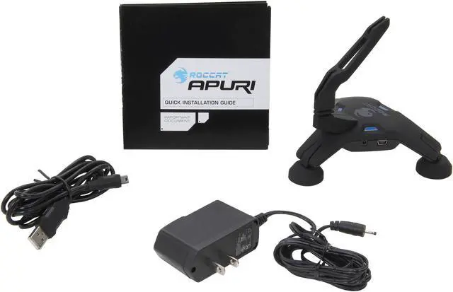 Alt view image 7 of 8 - ROCCAT Apuri Active USB Hub With Mouse Bungee