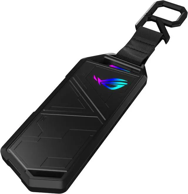 Alt view image 5 of 7 - ASUS ROG STRIX Arion Aluminum Alloy M.2 NVMe SSD External Portable Enclosure Case Adapter, USB 3.2 Gen 2 Type-C (10 Gbps), USB-C to C and USB-C to A Cables, Fits PCIe 2280/2260/2242/2230 M Key/B+M Key