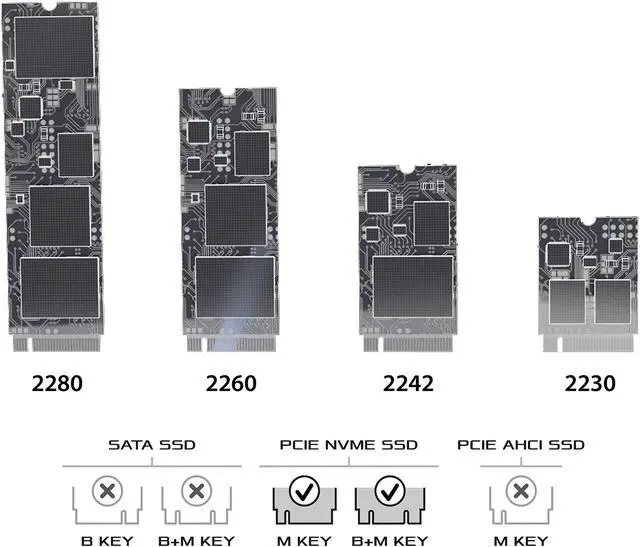 Alt view image 6 of 8 - ASUS ROG STRIX Arion Aluminum Alloy M.2 NVMe SSD External Portable Enclosure Case Adapter, USB 3.2 Gen 2 Type-C (10 Gbps), USB-C to C and USB-C to A Cables, Fits PCIe 2280/2260/2242/2230 M Key/B+M Key