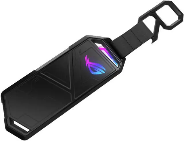 Alt view image 4 of 8 - ASUS ROG STRIX Arion Aluminum Alloy M.2 NVMe SSD External Portable Enclosure Case Adapter, USB 3.2 Gen 2 Type-C (10 Gbps), USB-C to C and USB-C to A Cables, Fits PCIe 2280/2260/2242/2230 M Key/B+M Key