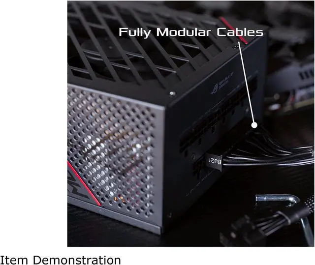 Alt view image 3 of 6 - ASUS ROG Strix ROG-STRIX-550G 550 W ATX12V 80 PLUS GOLD Certified Full Modular PFC Power Supply